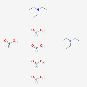 molecular formula C17H40N2O10 B082729 N,N-diethylethanamine;formic acid CAS No. 15077-13-1