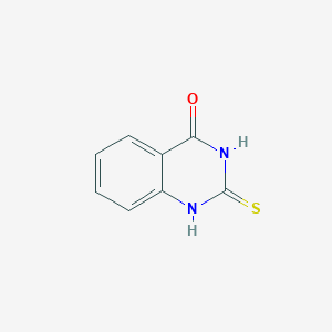 molecular formula C8H6N2OS B082732 2-Mercapto-4(3H)-quinazolinone CAS No. 13906-09-7