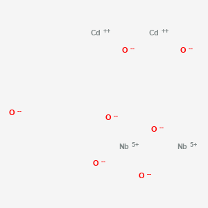 molecular formula Cd2Nb2O7 B082738 Cadmium niobium oxide (Cd2Nb2O7) CAS No. 12187-14-3