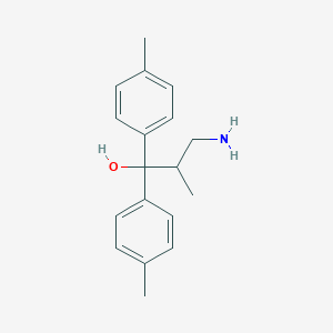 molecular formula C18H23NO B082742 1,1-Bis(p-methylphenyl)-2-methyl-3-aminopropanol CAS No. 14185-12-7