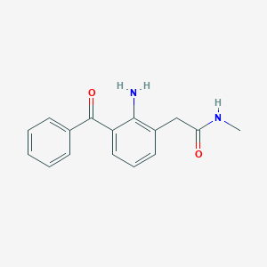 2-Amino-3-benzoyl-N-methylphenylacetamide