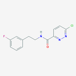 6-CHLOROPYRIDAZINE-3-CARBOXYLIC Acid [2-(3-FLUOROPHENYL)ETHYL]AMIDE