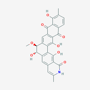molecular formula C28H21NO8 B082743 Ericamycin CAS No. 11052-01-0