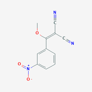 2-(Methoxy(3-nitrophenyl)methylene)malononitrile