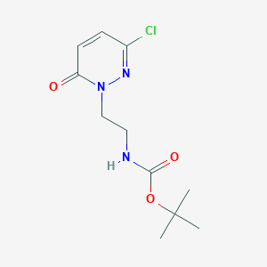 tert-Butyl 2-(3-chloro-6-oxopyridazin-1(6H)-yl)ethylcarbamate