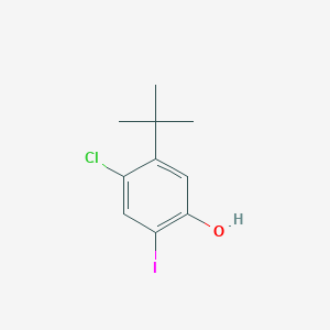 5-t-Butyl-4-chloro-2-iodophenol