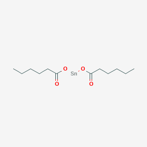 molecular formula C12H22O4Sn B082746 STANNOUS CAPROATE PRACTICAL GRADE CAS No. 13170-69-9