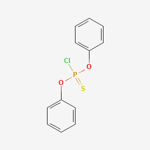 molecular formula C12H10ClO2PS B8274774 O,O-diphenyl phosphorochloridothioate CAS No. 22077-44-7