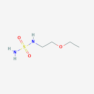 molecular formula C4H12N2O3S B8275097 N-(2-ethoxyethyl)sulfuric diamide 