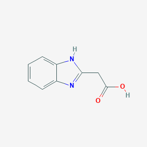 molecular formula C9H8N2O2 B082752 1H-Benzimidazole-2-acetic acid CAS No. 13570-08-6
