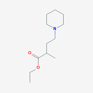 Ethyl 2-methyl-4-piperidinobutyrate