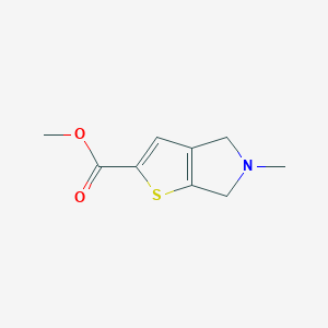 Methyl 5-methyl-5,6-dihydro-4H-thieno[2,3-c]pyrrole-2-carboxylate