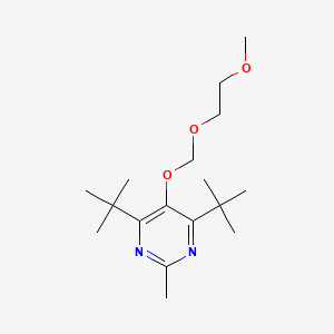 4,6-Ditert-butyl-5-[(2-methoxyethoxy)methoxy]-2-methylpyrimidine