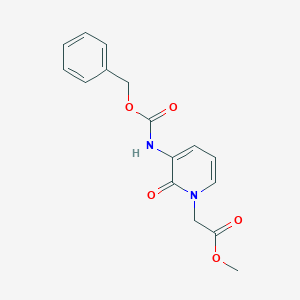 Methyl [3-benzyloxycarbonylamino-1,2-dihydro-2-oxo-1-pyridyl]-acetate