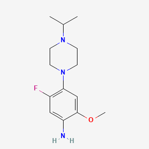 5-Fluoro-4-[4-(1-methylethyl)-1-piperazinyl]-2-(methyloxy)aniline