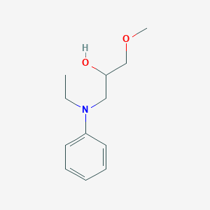 1-(N-Ethylanilino)-3-methoxy-2-propanol