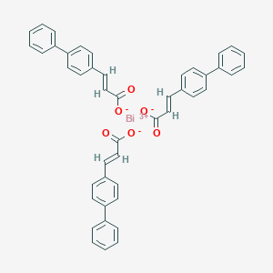 molecular formula C45H33BiO6 B082757 Bismuth 3-(4-biphenylyl)acrylate CAS No. 12040-48-1