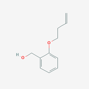 molecular formula C11H14O2 B8275812 (2-(But-3-en-1-yloxy)phenyl)methanol 