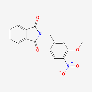 molecular formula C16H12N2O5 B8275815 n-(3-Methoxy-4-nitrobenzyl)phthalimide 
