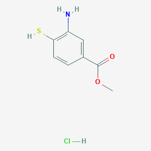 Methyl 3-amino-4-mercaptobenzoate hydrochloride