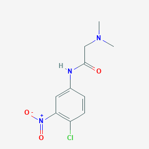 N1-(4-chloro-3-nitrophenyl)-N2,N2-dimethylglycinamide