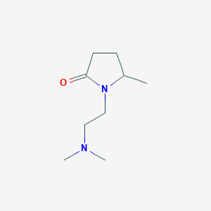 1-(2-n,n-Dimethylaminoethyl)-5-methyl-pyrrolidine-2-one