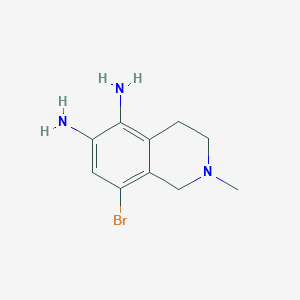 8-Bromo-1,2,3,4-tetrahydro-2-methyl-5,6-isoquinolinediamine