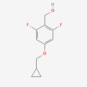 4-Cyclopropylmethoxy-2,6-difluoro-benzylalcohol