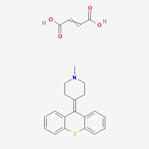 molecular formula C23H23NO4S B082762 Pimethixene Maleate CAS No. 13187-06-9