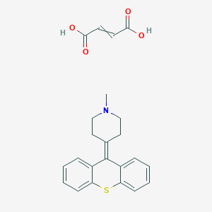 molecular formula C23H23NO4S B082762 Pimethixene maleate CAS No. 13187-06-9