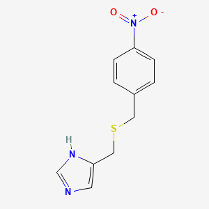 4-[(4-Nitrobenzylthio)methyl]-1H-imidazole