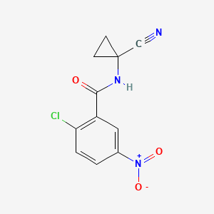 2-chloro-N-(1-cyanocyclopropyl)-5-nitrobenzamide