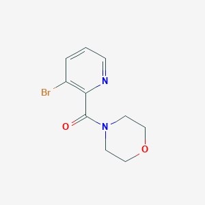 molecular formula C10H11BrN2O2 B8276439 (3-Bromopyridin-2-yl)(morpholino)methanone 