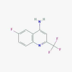 4-Amino-6-fluoro-2-(trifluoromethyl)quinoline