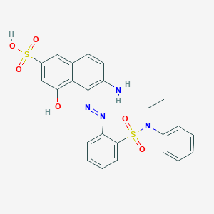molecular formula C24H22N4O6S2 B082765 酸性红 57 CAS No. 12217-34-4