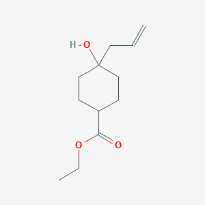 4-Allyl-4-hydroxy-cyclohexanecarboxylic acid ethyl ester