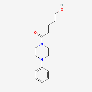 5-Hydroxy-1-(4-phenylpiperazin-1-yl)pentan-1-one