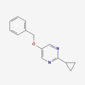 5-(Benzyloxy)-2-cyclopropylpyrimidine