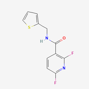 molecular formula C11H8F2N2OS B8276835 2,6-difluoro-N-(thiophen-2-ylmethyl)-nicotinamide 
