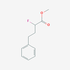 molecular formula C11H13FO2 B8276883 (RS)-2-fluoro-4-phenyl-butyric acid methyl ester 