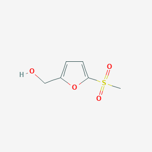 molecular formula C6H8O4S B8276889 (5-Methanesulfonyl-furan-2-yl)-methanol 