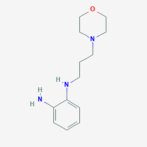 molecular formula C13H21N3O B8276936 n1-(3-Morpholinopropyl)benzene-1,2-diamine 