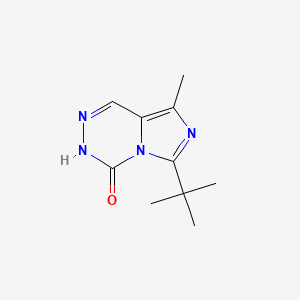 6-tert-Butyl-8-methyl-imidazo[1,5-d]-as-triazin-4(3H)-one
