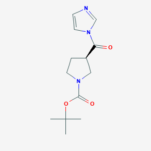 (R)-3-(imidazole-1-carbonyl)-pyrrolidine-1-carboxylic acid tert-butyl ester