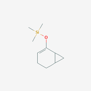 molecular formula C10H18OSi B8276972 (Bicyclo[4.1.0]hept-2-en-2-yloxy)-trimethyl-silane 