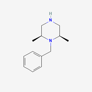 molecular formula C13H20N2 B8277001 cis-1-Benzyl-2,6-dimethylpiperazine 