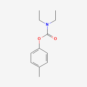 molecular formula C12H17NO2 B8277011 4-Methylphenyl diethylcarbamate 