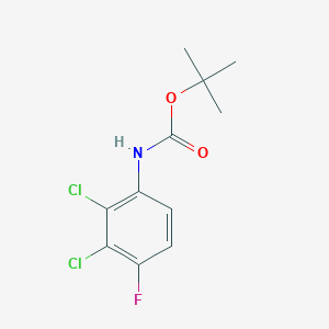 (2,3-Dichloro-4-fluoro-phenyl)-carbamic acid t-butyl ester
