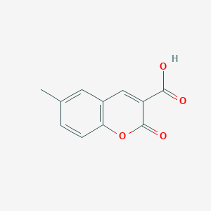 2H-1-Benzopyran-3-carboxylic acid, 6-methyl-2-oxo-