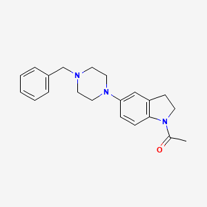 1-[5-(4-Benzyl-piperazin-1-yl)-2,3-dihydro-indol-1-yl]-ethanone